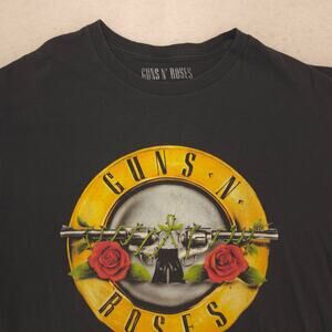Guns N Roses Short Sleeve Graphic Band T Shirt Adult Mens Size Large L Black